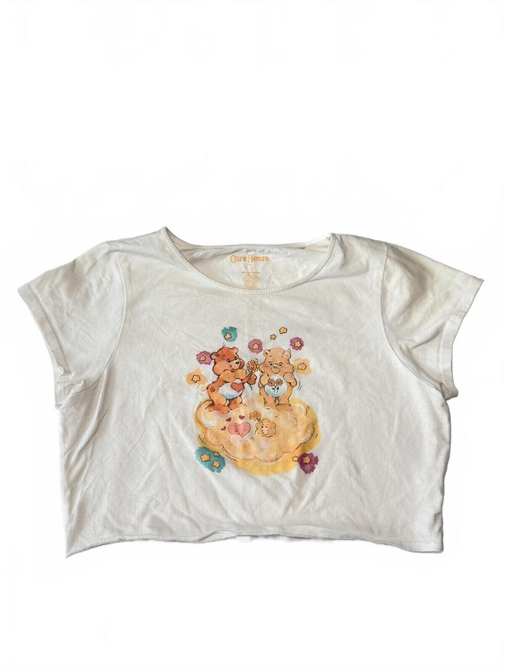 Carebears 90's vintage crop top size large